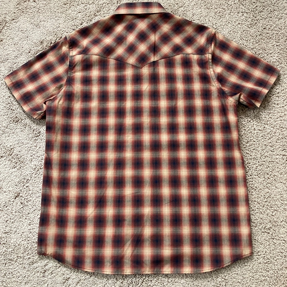 Pendleton Frontier short sleeve snap button shirt… - image 2